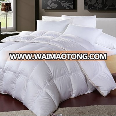 All-Season White Down Alternative Quilted bed comforter set