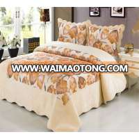 high quality print design home goods velvet bedspread