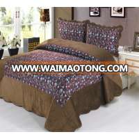 high quality print design bedspread elastic