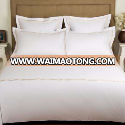 Hot sale hotel embroidery cotton duvet cover